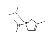 1-N,1-N,1-N',1-N',3-pentamethyl-2,5-dihydrophosphol-1-ium-1,1-diamine Structure