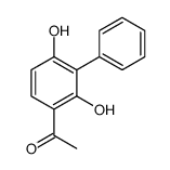 1-(2,4-dihydroxy-3-phenylphenyl)ethanone Structure