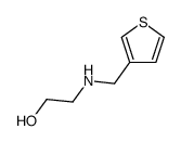 2-[(Thiophen-3-ylmethyl)-amino]-ethanol结构式