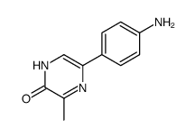 5-(4-aminophenyl)-3-methyl-1H-pyrazin-2-one Structure