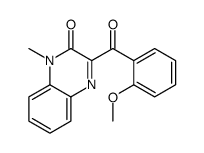 3-(2-methoxybenzoyl)-1-methylquinoxalin-2-one Structure