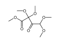 methyl 2,2,4,4-tetramethoxy-3-oxobutanoate结构式