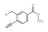 Methyl 2-bromomethyl-3-cyanobenzoate Structure