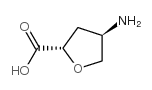 2-Furancarboxylicacid,4-aminotetrahydro-,trans-(9CI) structure