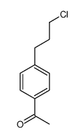 1-[4-(3-chloropropyl)phenyl]ethanone结构式