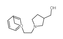 [1-(2-phenylmethoxyethyl)pyrrolidin-3-yl]methanol structure