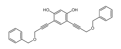 4,6-bis(3-phenylmethoxyprop-1-ynyl)benzene-1,3-diol Structure