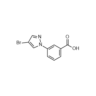 3-(4-Bromo-1H-pyrazol-1-yl)benzoic acid picture