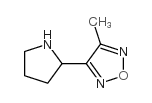 3-methyl-4-pyrrolidin-2-yl-1,2,5-oxadiazole structure