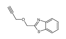 Benzothiazole, 2-[(2-propynyloxy)methyl]- (9CI)结构式