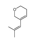 5-(2-methylprop-1-enyl)-3,6-dihydro-2H-pyran Structure