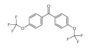 bis[4-(trifluoromethoxy)phenyl]methanone Structure