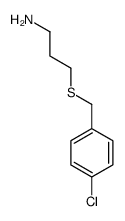 3-[(4-chlorophenyl)methylsulfanyl]propan-1-amine picture