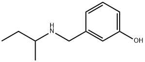 3-[(butan-2-ylamino)methyl]phenol Structure