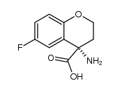 (S)-4-amino-6-fluoro-chromane-4-carboxylic acid Structure