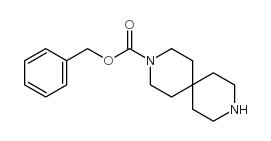 3,9-二氮杂螺[5.5]十一烷-3-羧酸苯基甲酯结构式