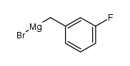 3-fluorobenzylmagnesium bromide Structure