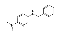 5-N-benzylamino-2-N,N-dimethylaminopyridine结构式