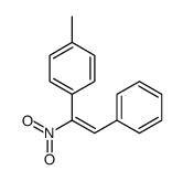 1-methyl-4-(1-nitro-2-phenylethenyl)benzene结构式