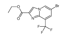 ethyl 6-bromo-8-(trifluoromethyl)imidazo[1,2-a]pyridine-2-carboxylate Structure