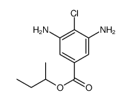 butan-2-yl 3,5-diamino-4-chlorobenzoate Structure