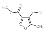 methyl 4-(chloromethyl)-5-methyl-3-isoxazolecarboxylate(SALTDATA: FREE)图片