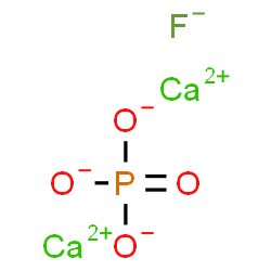 calcium fluoride phosphate structure