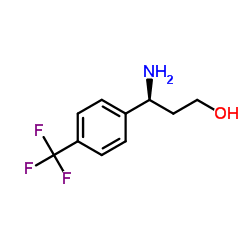 (S)-3-AMINO-3-(4-TRIFLUOROMETHYL-PHENYL)-PROPAN-1-OL Structure