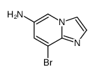 8-bromoimidazo[1,2-a]pyridin-6-amine Structure