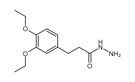 3-(3,4-diethoxy-phenyl)-propionic acid hydrazide结构式