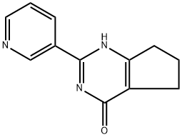 2-(Pyridin-3-yl)-3H,4H,5H,6H,7H-cyclopenta[d]pyrimidin-4-one Structure
