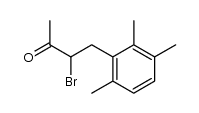 4-(2,3,6-trimethylphenyl)-3-bromobutan-2-one Structure