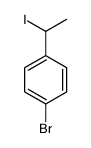 1-bromo-4-(1-iodoethyl)benzene结构式