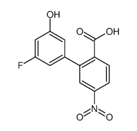 2-(3-fluoro-5-hydroxyphenyl)-4-nitrobenzoic acid Structure