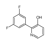 2-(3,5-difluorophenyl)pyridin-3-ol结构式