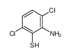 2-amino-3,6-dichlorobenzenethiol Structure