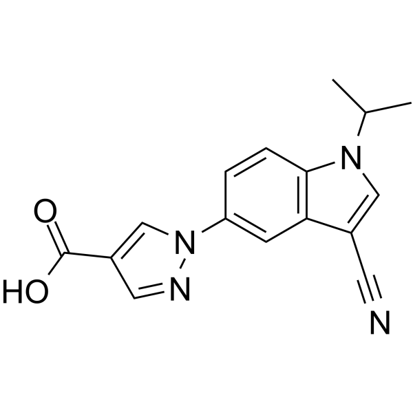 Tigulixostat Structure