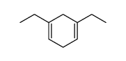 1,5-diethylcyclohexa-1,4-diene结构式