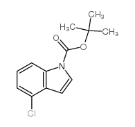 N-(BOC)-4-CHLOROINDOLE Structure