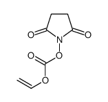 (2,5-dioxopyrrolidin-1-yl) ethenyl carbonate结构式