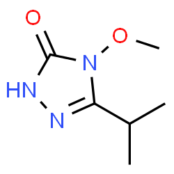 3H-1,2,4-Triazol-3-one,2,4-dihydro-4-methoxy-5-(1-methylethyl)-(9CI)结构式