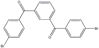 1,3-Phenylenebis[(4-bromophenyl)methanone] Structure