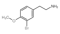 2-(3-溴-4-甲氧基苯基)乙胺结构式