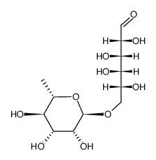 O6-α-L-Rhamnopyranosyl-D-galactose结构式