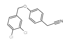 2-(4-[(3,4-DICHLOROBENZYL)OXY]PHENYL)ACETONITRILE structure