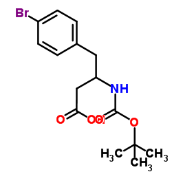 4-(4-Bromophenyl)-3-({[(2-methyl-2-propanyl)oxy]carbonyl}amino)butanoic acid图片