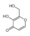 2-(Hydroxymethyl)-3-hydroxy-4H-pyran-4-one structure