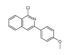 1-chloro-3-(4-methoxy-phenyl)-isoquinoline Structure