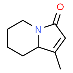 3(5H)-Indolizinone, 6,7,8,8a-tetrahydro-1-methyl- (9CI)结构式