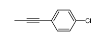 BENZENE, 1-CHLORO-4-(1-PROPYN-1-YL)- Structure